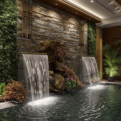 ترميم واجهة مبنى تجاري